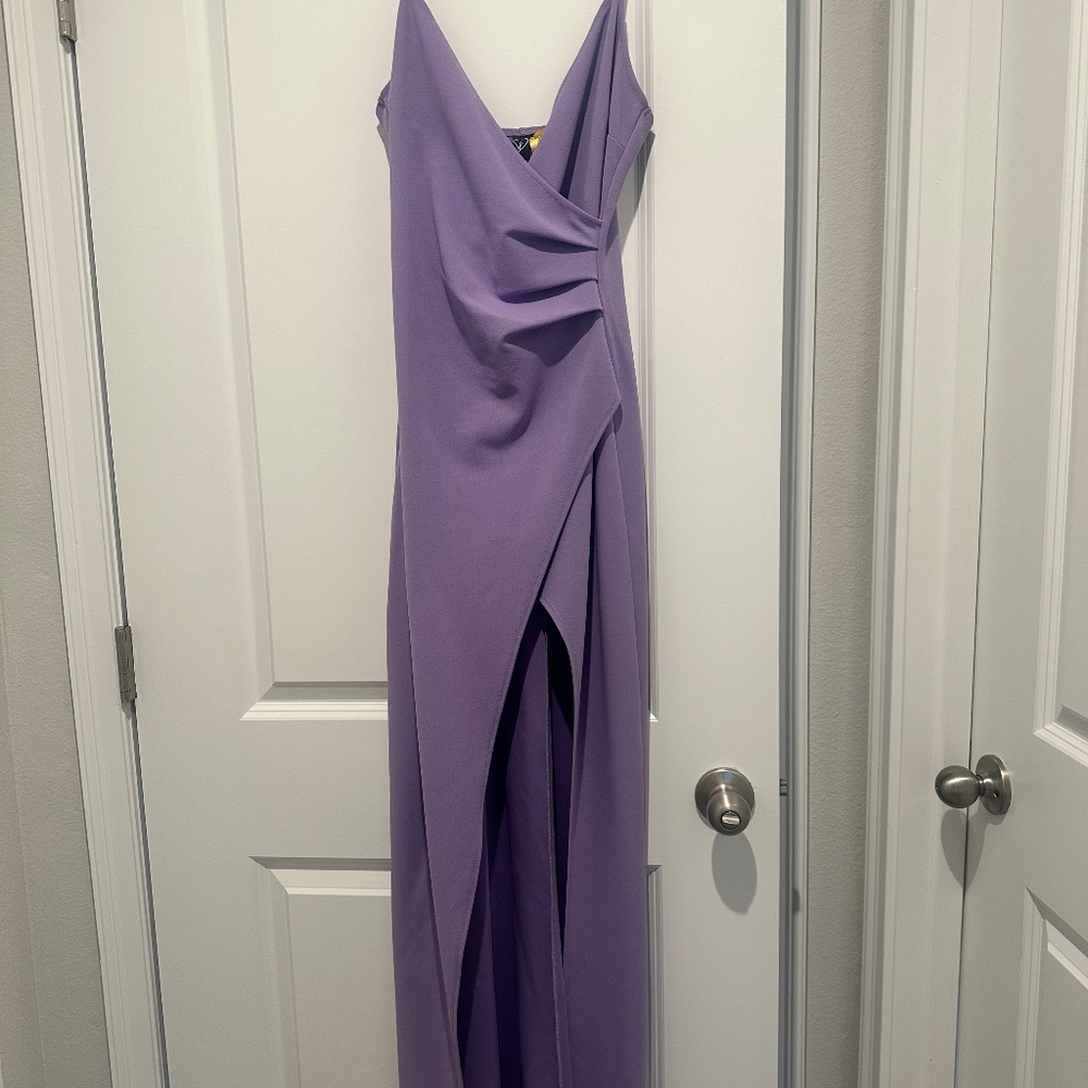 lavendar Wedding guest dress